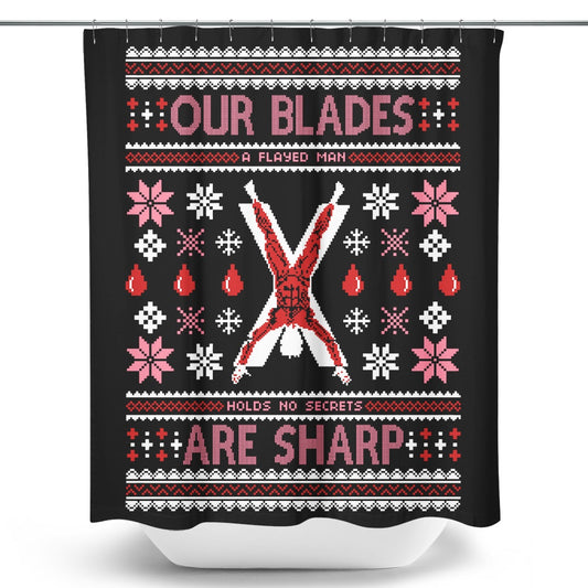 Our Sweaters are Stitched - Shower Curtain