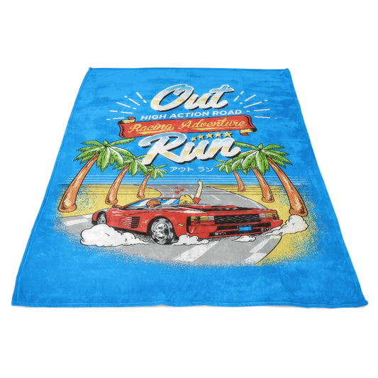 Outrun - Fleece Blanket