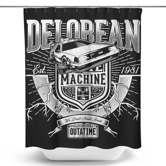 Outta Time - Shower Curtain