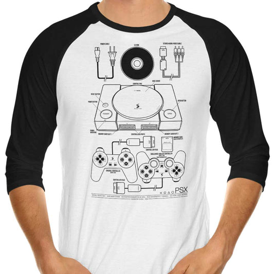 PSX - 3/4 Sleeve Raglan T-Shirt