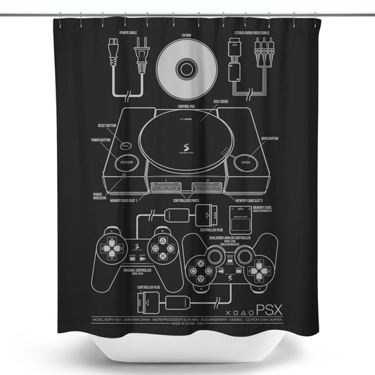 PSX (Alt) - Shower Curtain