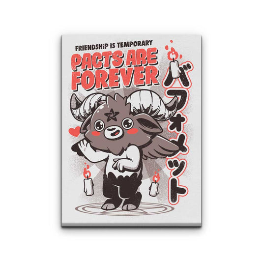 Pacts are Forever - Canvas Print