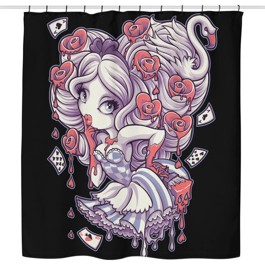 Painting the Roses Red - Shower Curtain