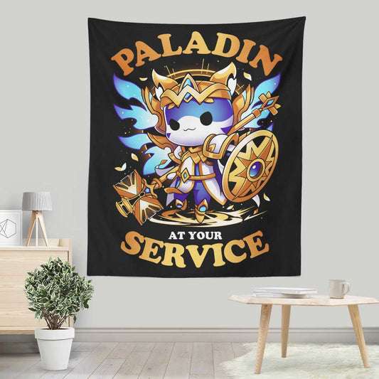 Paladin at Your Service - Wall Tapestry