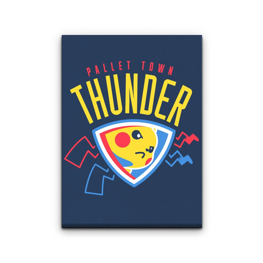 Pallet Town Thunder - Canvas Print