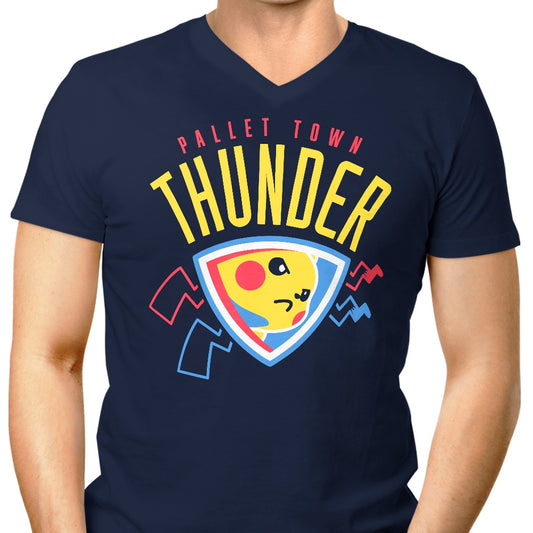 Pallet Town Thunder - Men's V-Neck