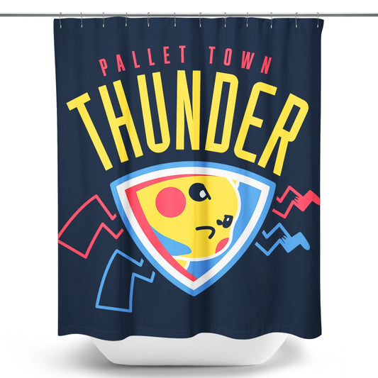 Pallet Town Thunder - Shower Curtain