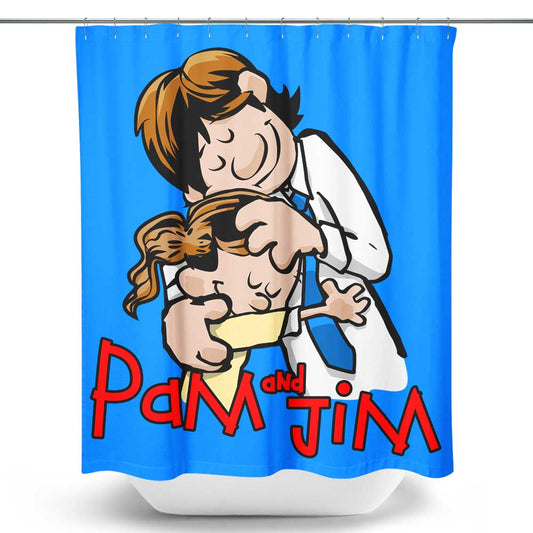 Pam and Jim - Shower Curtain