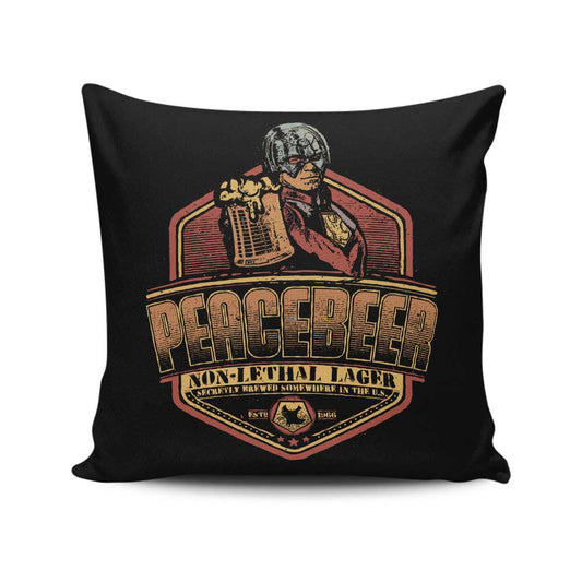 Peace Beer - Throw Pillow