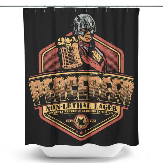 Peace Beer - Shower Curtain