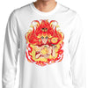 Peach Fire - Long Sleeve T-Shirt