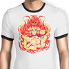 Peach Fire - Ringer T-Shirt