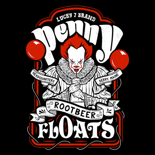 Penny Floats - Throw Pillow