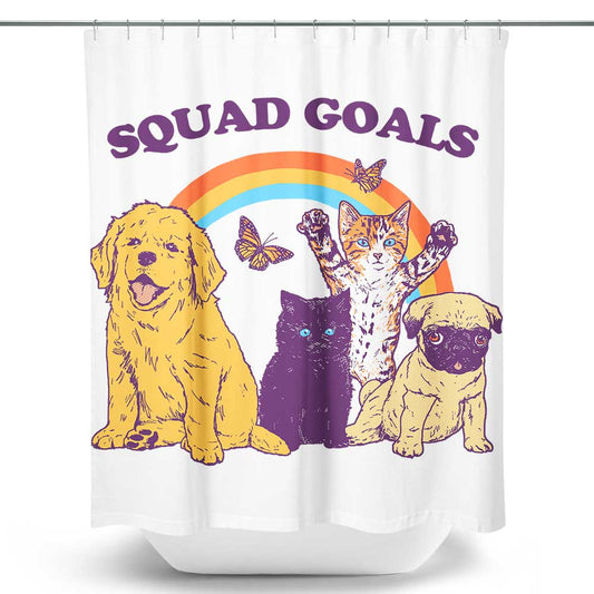 Pet Squad Goals - Shower Curtain