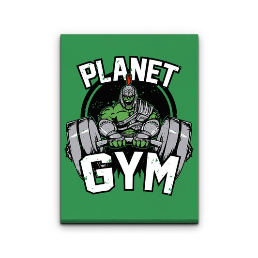 Planet Gym - Canvas Print