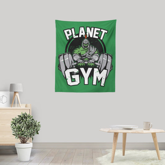Planet Gym - Wall Tapestry