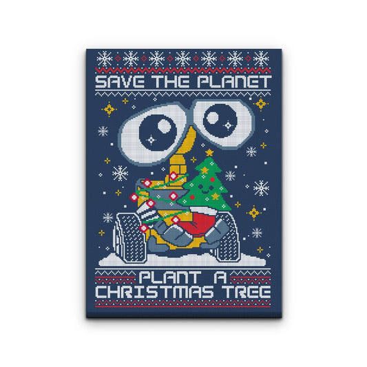 Plant a Christmas Tree - Canvas Print