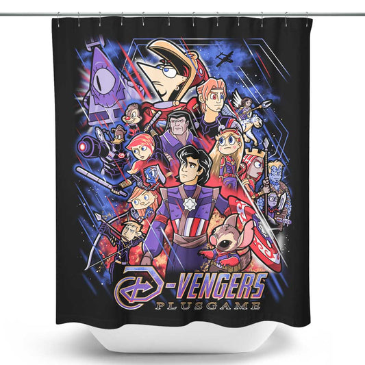 Plus Game - Shower Curtain