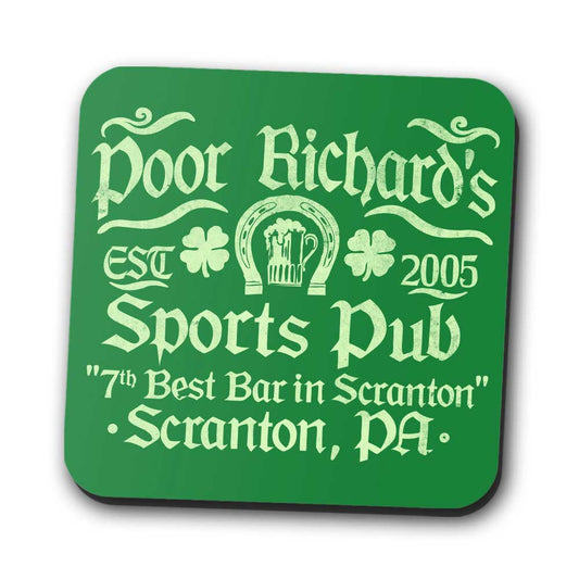 Poor Richards Pub - Coasters
