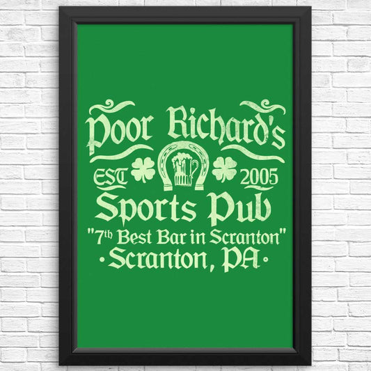 Poor Richards Pub - Posters & Prints