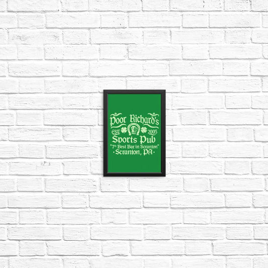 Poor Richards Pub - Posters & Prints