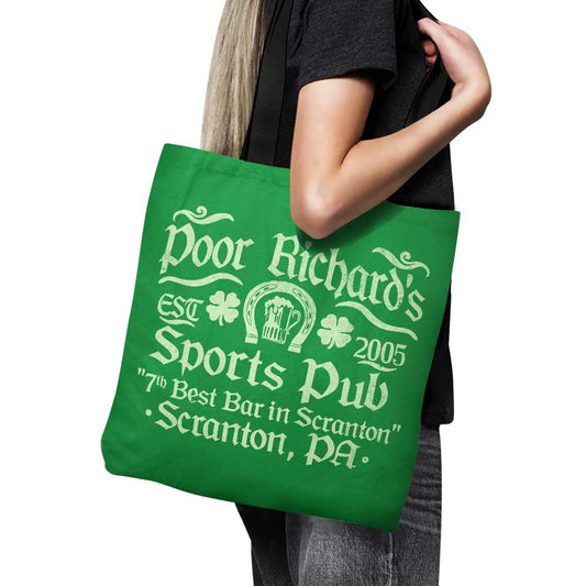 Poor Richards Pub - Tote Bag