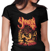 Power and Darkness - Women's V-Neck