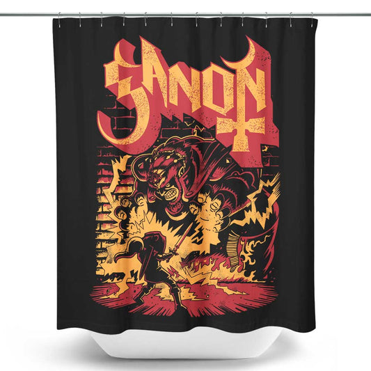 Power and Darkness - Shower Curtain