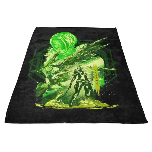 Power of Garuda - Fleece Blanket