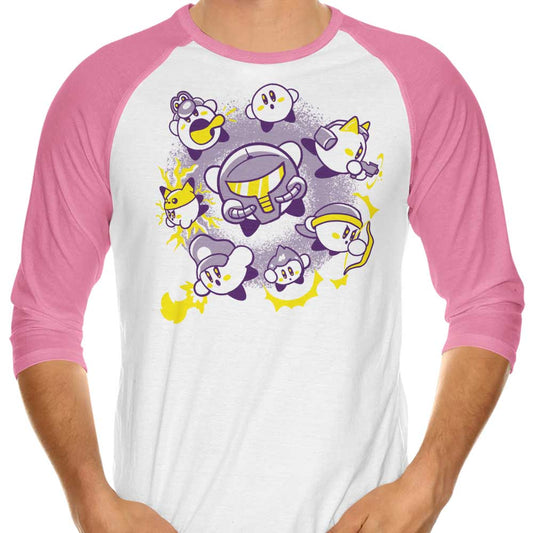 Power Ups - 3/4 Sleeve Raglan T-Shirt