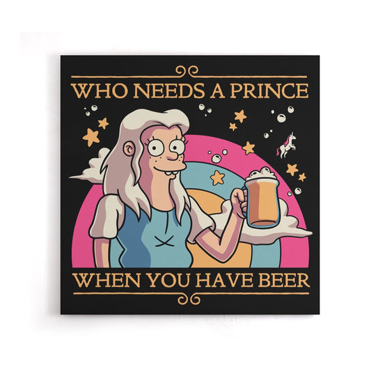 Princess Priorities - Canvas Print