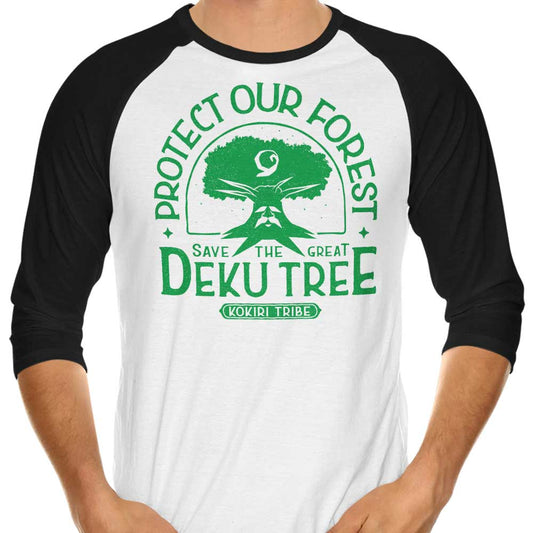 Protect Our Forest - 3/4 Sleeve Raglan T-Shirt