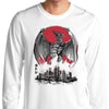 Pteranodan Rising Sumi-e - Long Sleeve T-Shirt