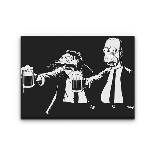 Pulp Simpson - Canvas Print