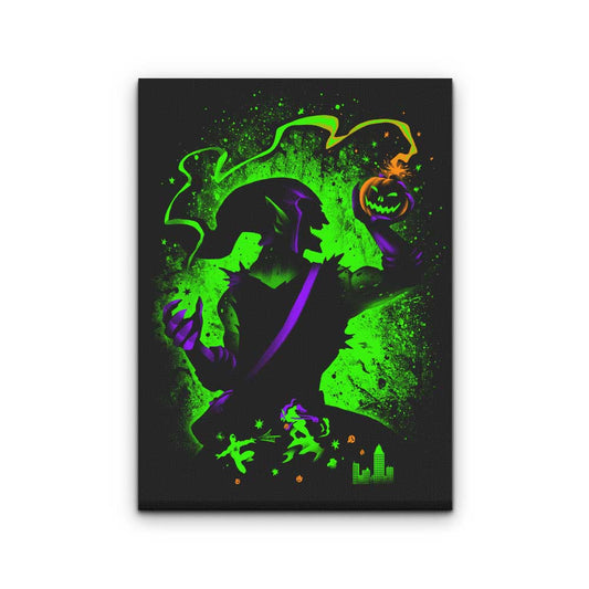 Pumpkin Bomber - Canvas Print