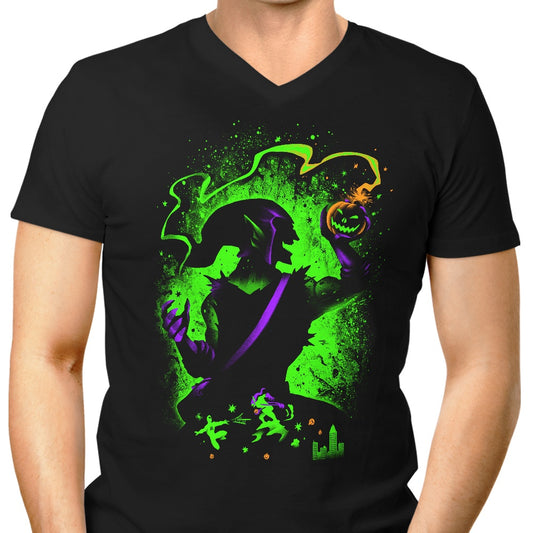 Pumpkin Bomber - Men's V-Neck