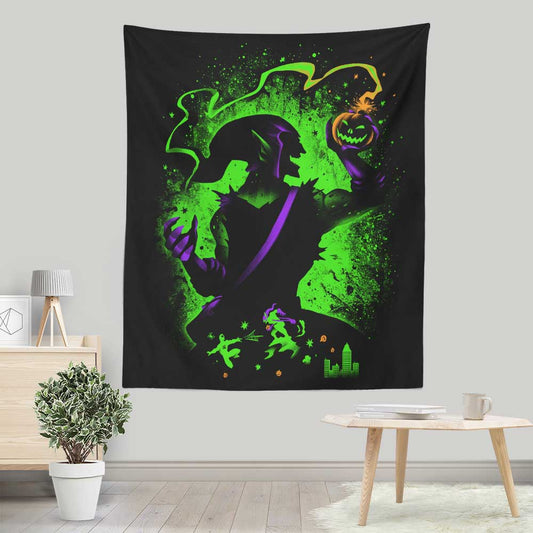 Pumpkin Bomber - Wall Tapestry