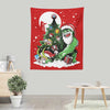 Puny God Christmas - Wall Tapestry