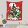 Puny God Christmas - Wall Tapestry