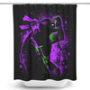 Purple Intellectual Ninja - Shower Curtain