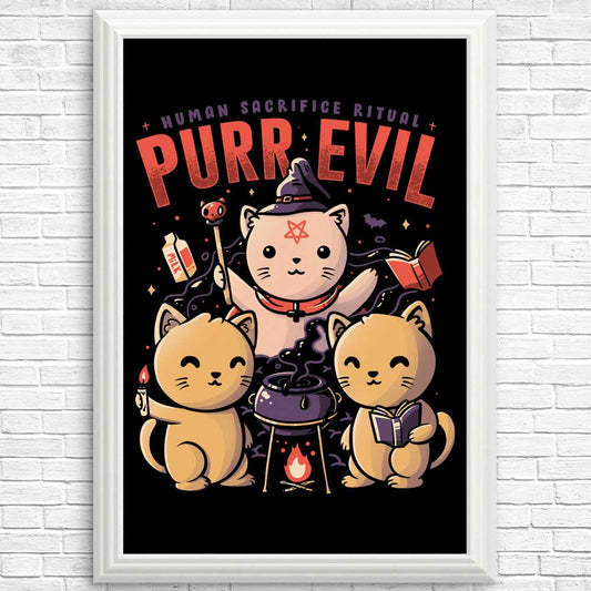 Purr Evil - Posters & Prints