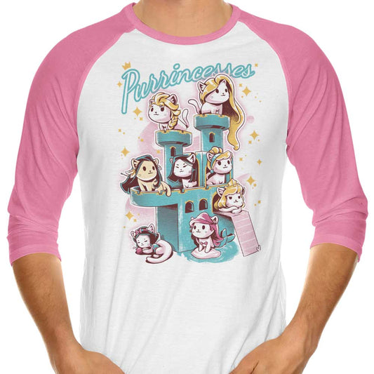 Purrincesses - 3/4 Sleeve Raglan T-Shirt