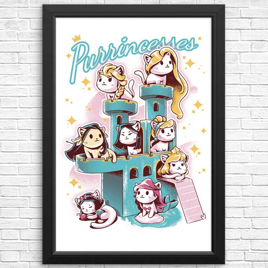 Purrincesses - Posters & Prints