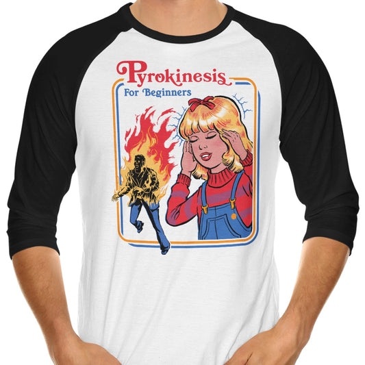 Pyrokinesis - 3/4 Sleeve Raglan T-Shirt
