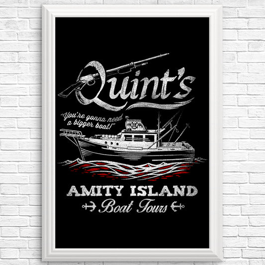 Quint's Boat Tours - Posters & Prints