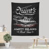 Quint's Boat Tours - Wall Tapestry