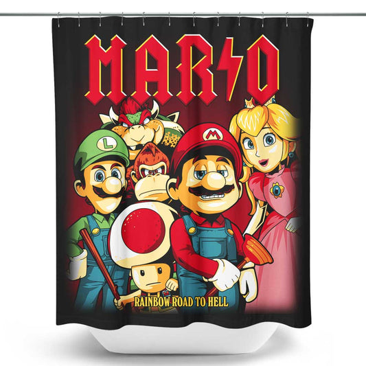 Rainbow to Hell - Shower Curtain