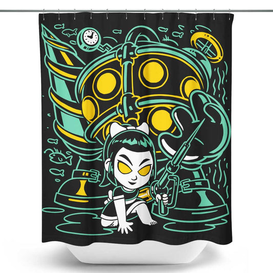 Rapture Darkness - Shower Curtain