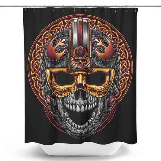 Rebel Skull - Shower Curtain