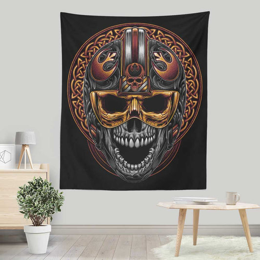 Rebel Skull - Wall Tapestry